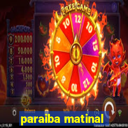 paraiba matinal